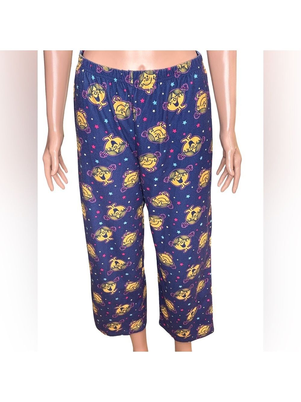 Navy Little Miss Sunshine Pajama Pants Small